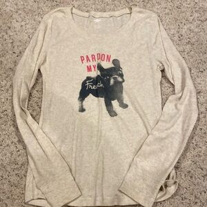 Long sleeve graphic shirt